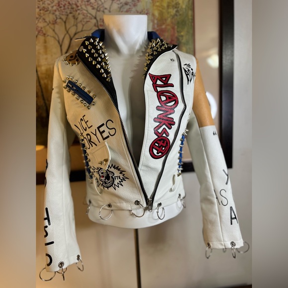 sx | Jackets & Coats | Fashion Sx Womens Punk Embroidered Short